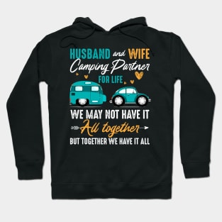 Husband And Wife Camping Hoodie